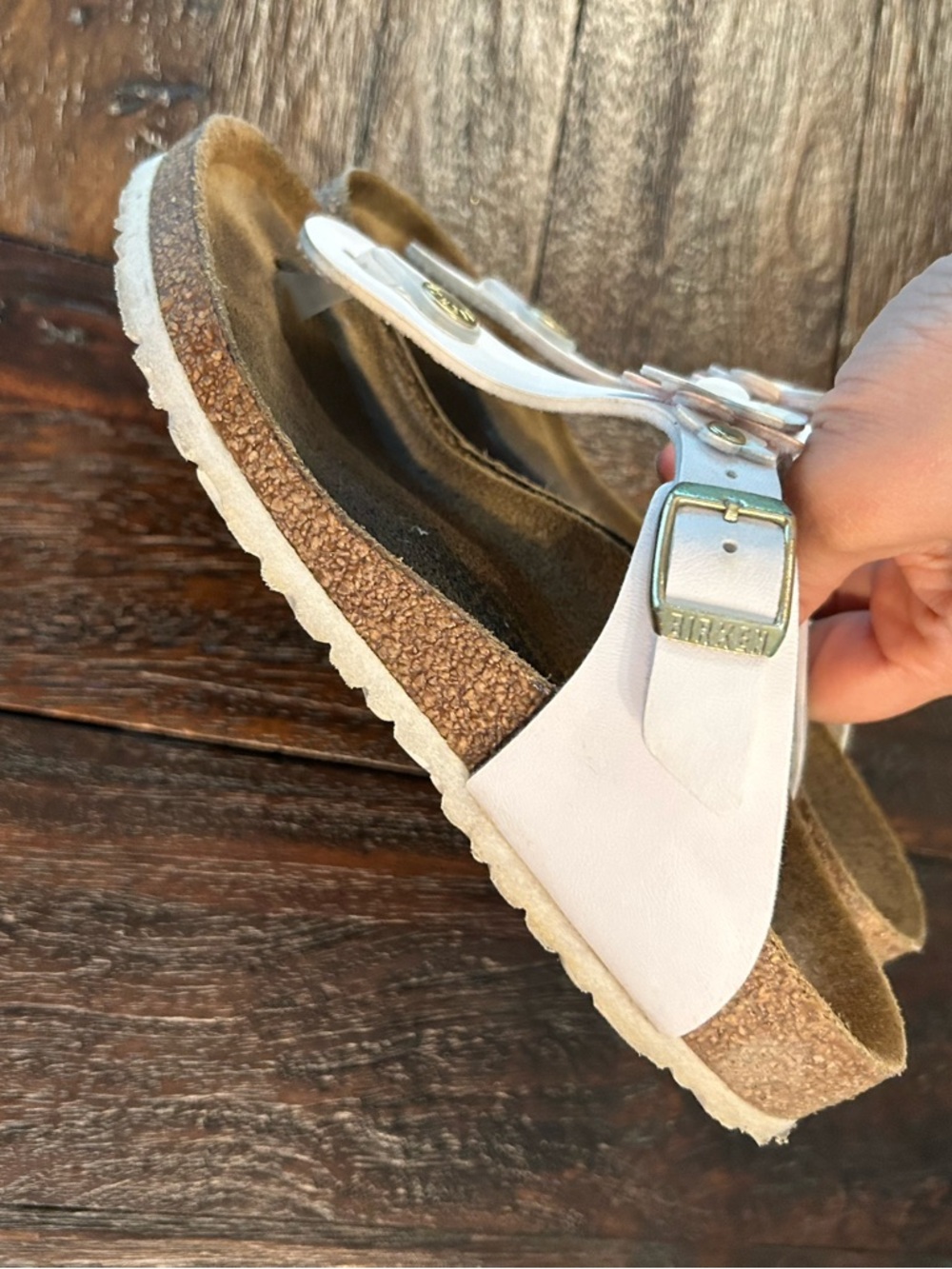 Birkenstock Kids' Gizeh Flower Flip Flop- 32 - Picture 10 of 11